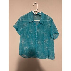 Womens button down‎
